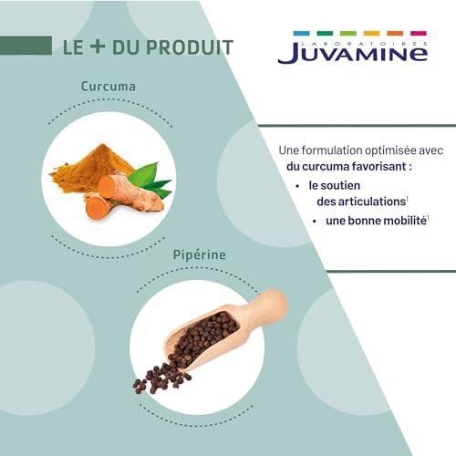 Vue 6 de Juvamine Articulations Curcuma Piperine