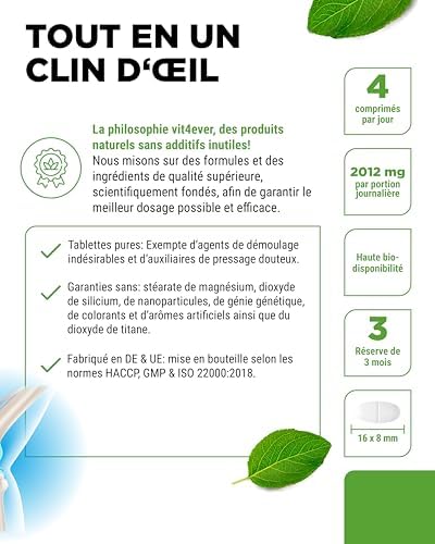 Vue 4 de Glucosamine Chondroitine Msm Comprimes