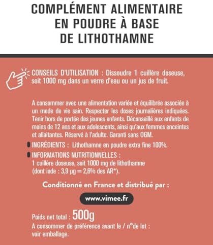 Vue 6 de Lithothamne En Poudre Vimee