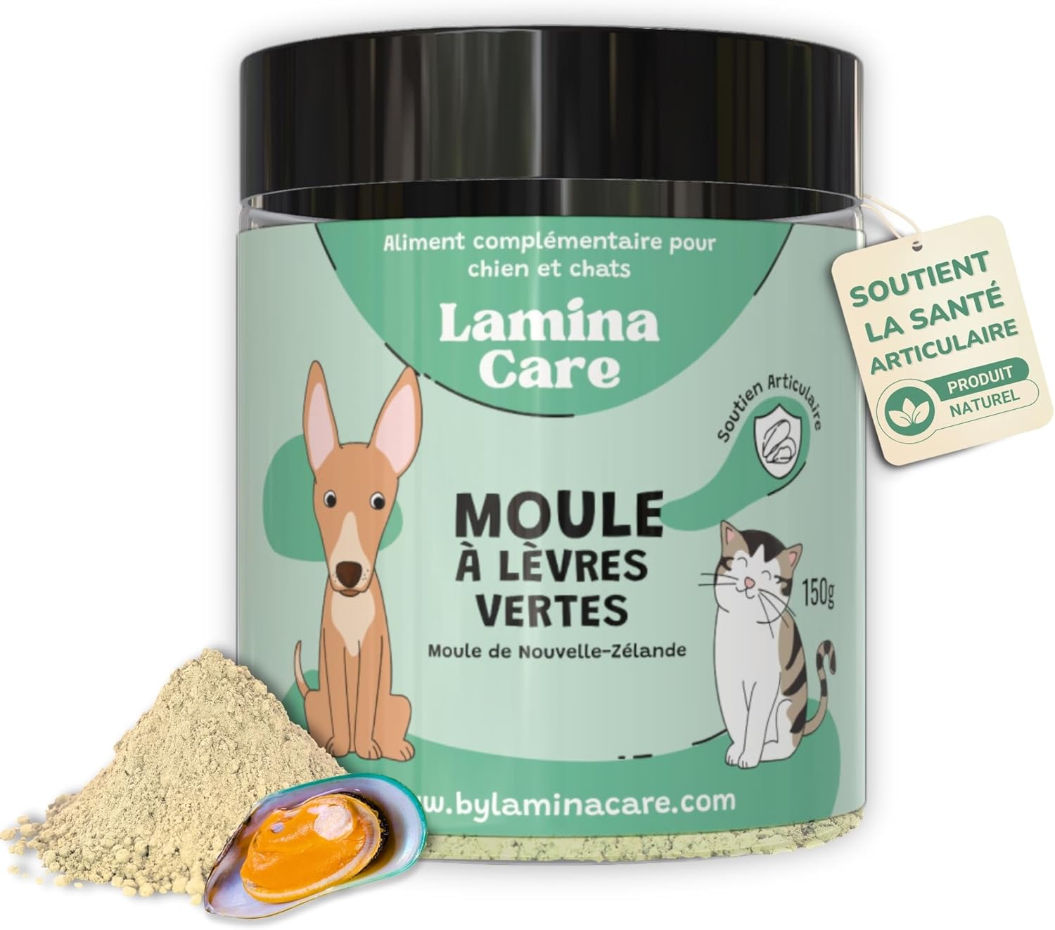 Poudre Moule Verte Chien