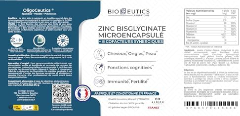 Vue 7 de Bioceutics Zinc Bisglycinate Mg