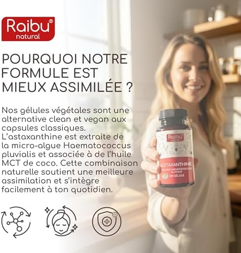 Vue 4 de Astaxanthine Pure Vegane Mg