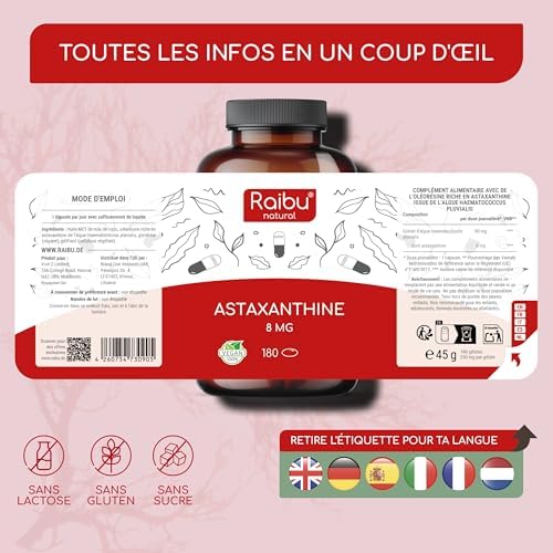 Vue 6 de Astaxanthine Pure Vegane Mg
