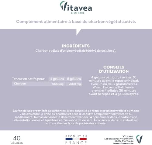 Vue 7 de Vitavea Bienetre Charbon Actif