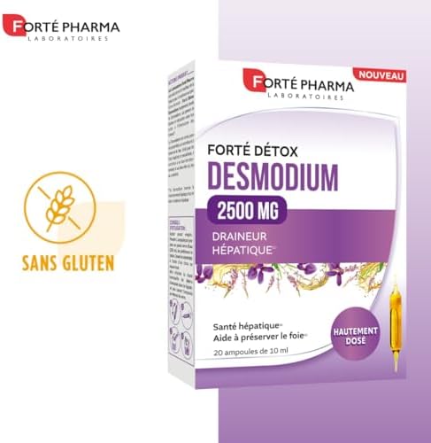Vue 4 de Forte Pharma Fortedetox Desmodium