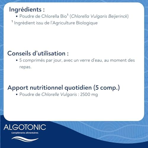Vue 5 de Chlorella Bio Mg Par