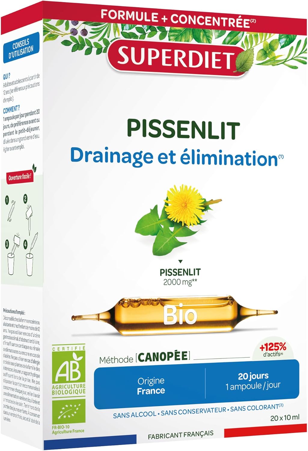 Superdiet Pissenlit Bio Mg