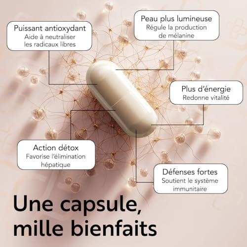 Vue 4 de Glutathion Liposomal Piulife Mg