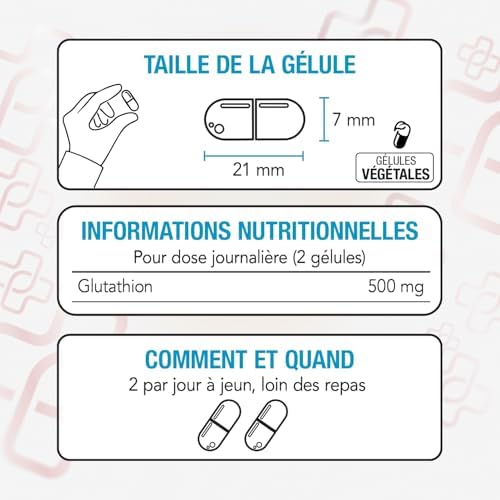 Vue 6 de Glutathion Liposomal Piulife Mg