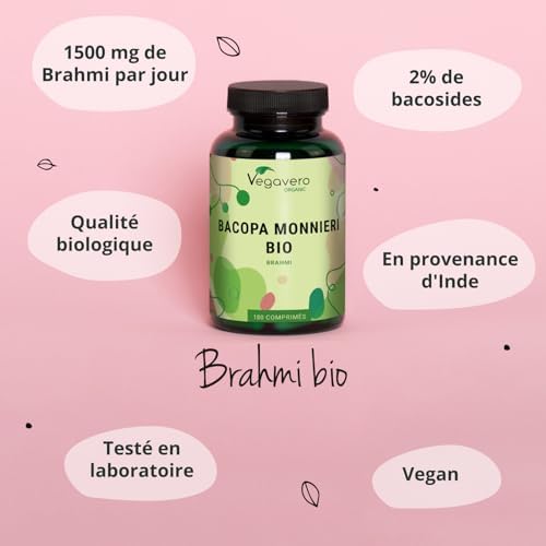 Vue 4 de Bacopa Monnieri Bio Vegavero