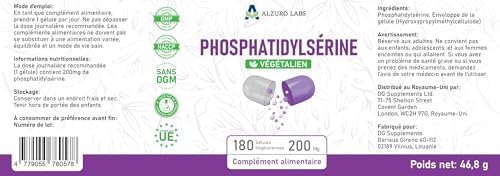 Vue 5 de Phosphatidylserine Mg Capsules Vegetaliennes