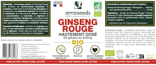 Vue 6 de Panax Ginseng Rouge Bio