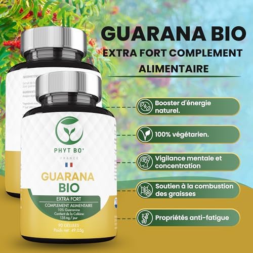 Vue 4 de Guarana Bio Complement Alimentaire