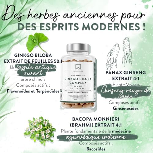 Vue 4 de Ginkgo Biloba Mg Avec