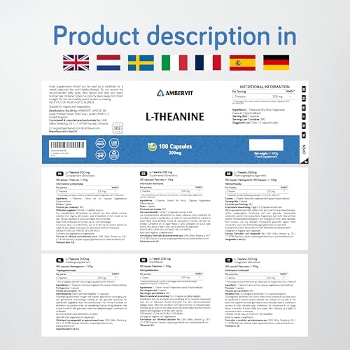 Vue 5 de Theanine Mg Gelules