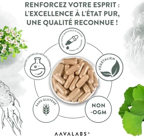 Vue 6 de Ginkgo Biloba Mg Avec