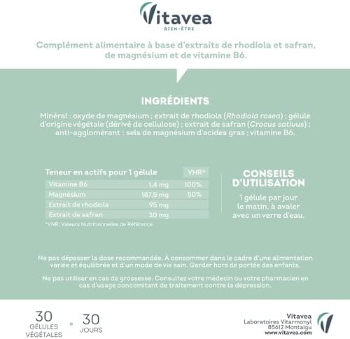 Vue 7 de Vitavea Bienetre Moralboost Complement
