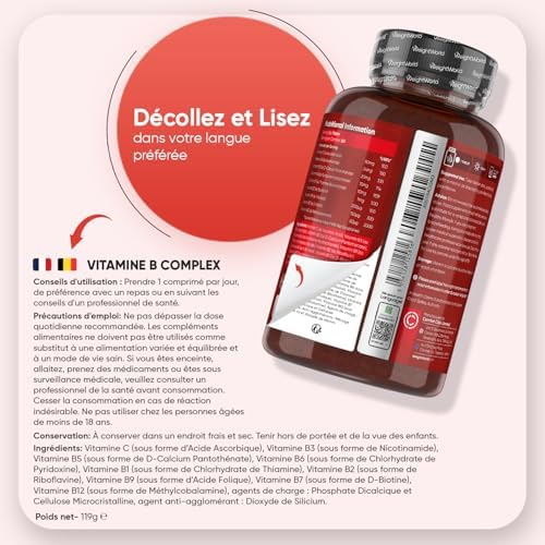 Vue 4 de Vitamine Complex Microcomprimes