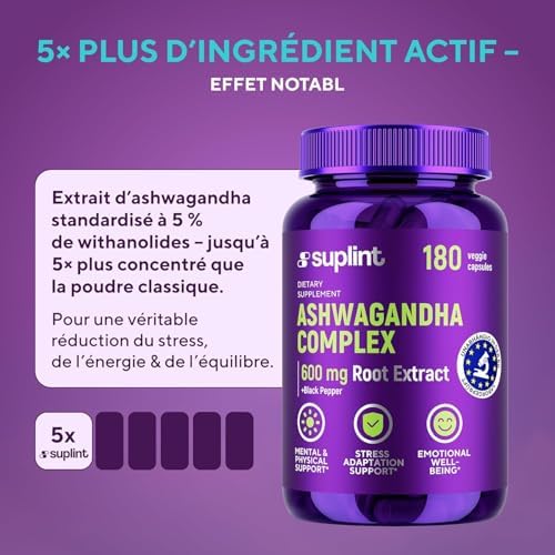 Vue 6 de Ashwagandha En Gelules Mg