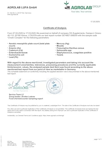Vue 3 de Complexe De Choline Bitartrate