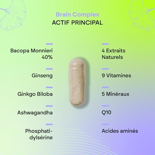 Vue 4 de Nootropique Brain Complex Memorie