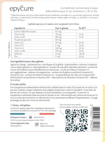 Vue 5 de Epycure Cure Memoire Concentration