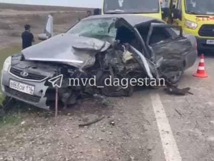 В результате автоаварии в Бабаюртовском районе 1 человек погиб и 6 пострадали