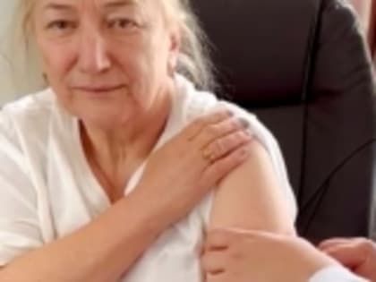 Патимат Абдураупова привилась от гриппа