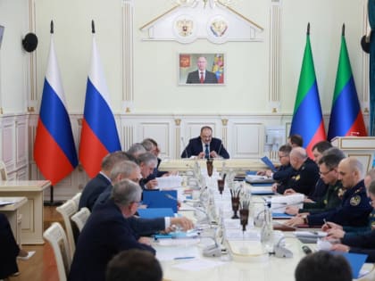 Сергей Меликов обсудил меры по противодействию терроризму в Дагестане