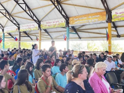 Встреча с героем: офицер Каспийской флотилии на смене «Альтаир»