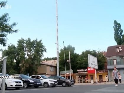 В Махачкале временно приостановили строительство вышки мобильной связи