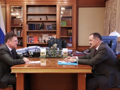 В Москве прошла рабочая встреча вице-премьера России Александра Новака и главы Дагестана Сергея Меликова