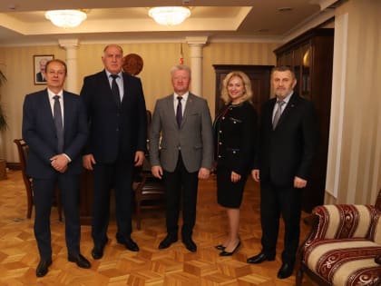 Абдулмуслим Абдулмуслимов встретился с министром культуры Беларуси Анатолием Маркевичем