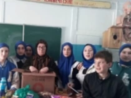 Учащиеся Килятлинской школы собрали очередной гуманитарный груз для бойцов СВО