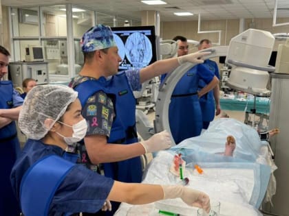 Врачи больницы скорой помощи в Дагестане отработали навыки операций при инсультах на животных