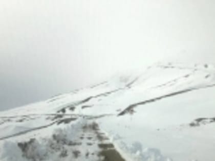 Из-за бушующей снежной бури Харибский перевал закрыт
