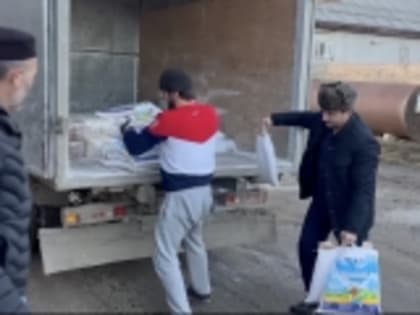 В Новолакском районе прошла акция по доставке продуктов питания нуждающимся