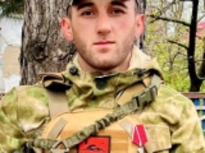 Командир установки разминирования «Метеорит» сержант Абас Гусенов из села Цанатль награжден орденом Мужества