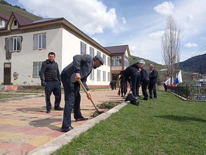 В Цунтинском районе прошел общереспубликанский субботник