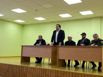 В Бабаюртовском районе прошла встреча с учащимися школы СОШ № 2