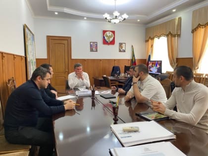 Сегодня в кабинете главы района прошла встреча с представителями проектной организации ООО АКБ «Ракурс»