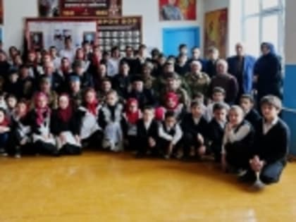 Афганцы Гумбета встретились с учениками Мехельтинской средней школы