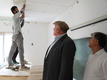 В Хутнибской школе Гунибского района впервые за 47 лет проводят капитальный ремонт