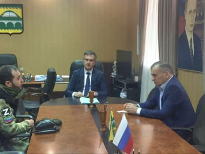 Саид Темирханов встретился с мобилизованным из села Ашага-Стал