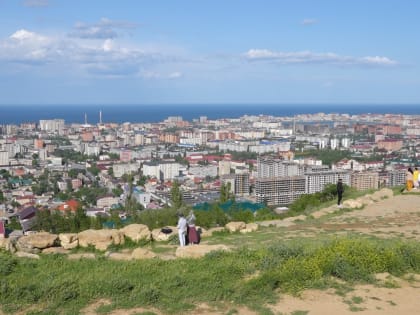 Юсуп Умавов в ходе объезда побывал на смотровой площадке поселка Тарки