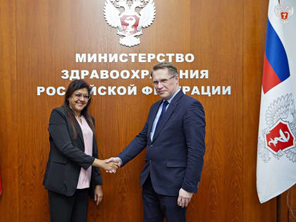 Михаил Мурашко обсудил вопросы сотрудничества с послом Шри-Ланки в России