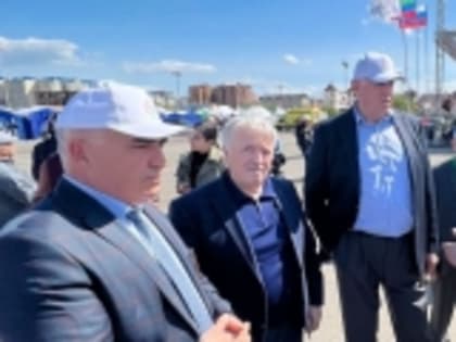 Абдулмуслим Абдулмуслимов встретился с Галипом Галиповым на площадке XXIII Российской выставки племенных овец и коз