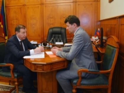 Заур Аскендеров встретился с ответственным секретарем Бюро Высшего Совета партии «Единая Россия» Денисом Кравченко