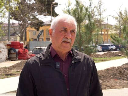 В Дербенте началось озеленение городской площади