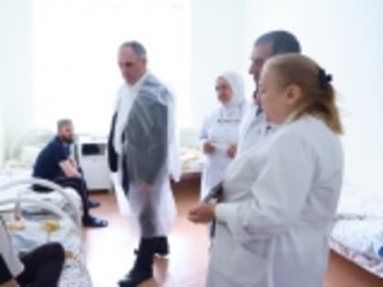 Замглавы Гумбета Мухтарахмед Ахмедов посетил ЦРБ района